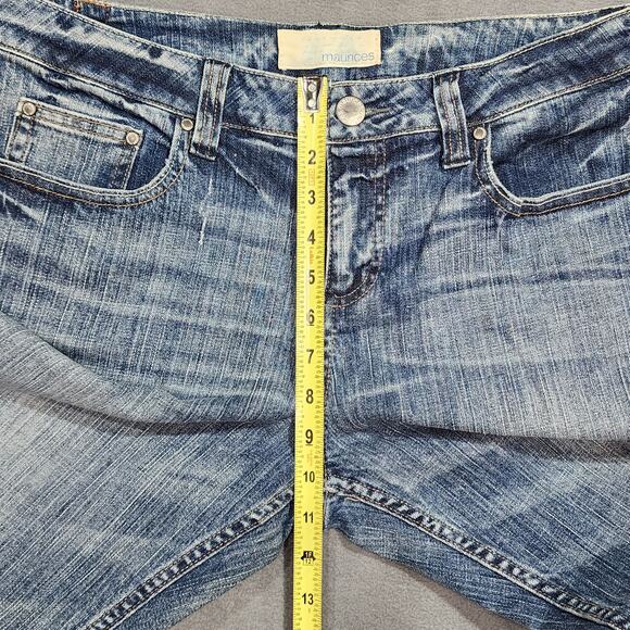 Maurices Jeans Taylor Boot Cut Size 11/12 Short Distressed - Picture 8 of 10